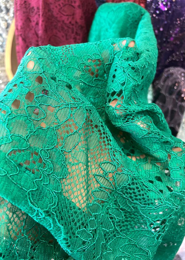 Green Chantilly Lace