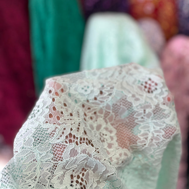 Light Green Chantilly Lace