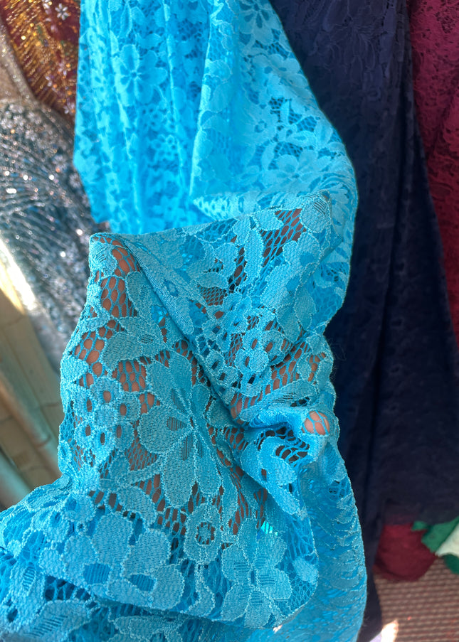 Sky Blue Chantilly Lace