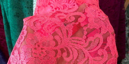Maroon Chantilly Lace