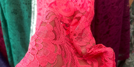 Maroon Chantilly Lace