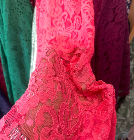Light Green Chantilly Lace