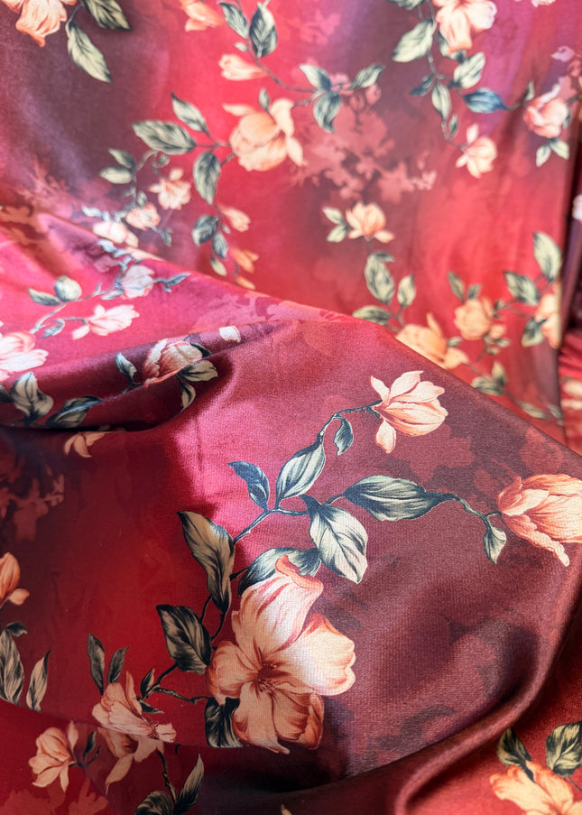 Red Turkish Velvet - Shalwar