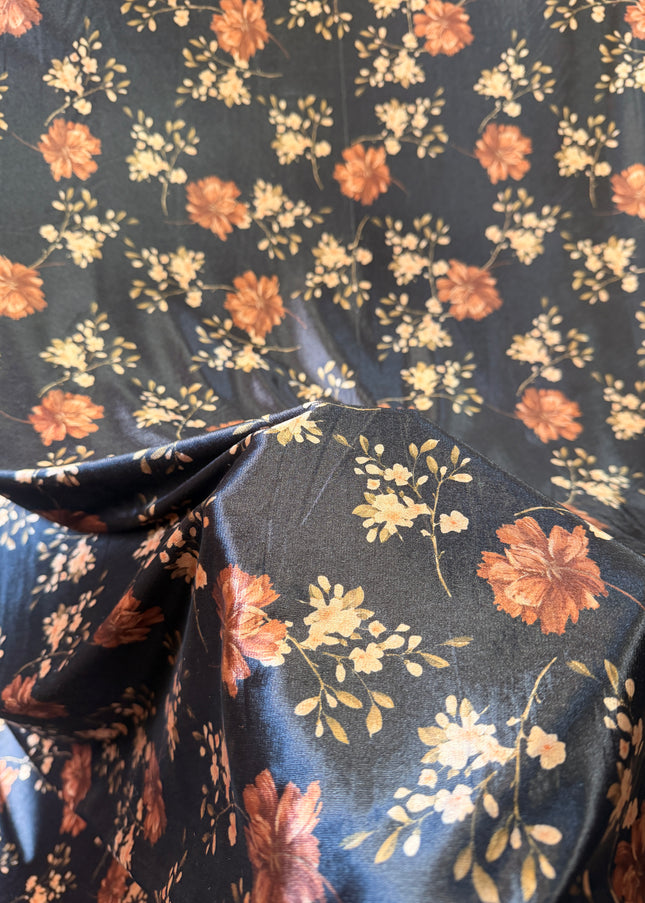 Black Turkish Velvet - Shalwar