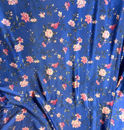 Royal Blue Turkish Velvet - Shalwar