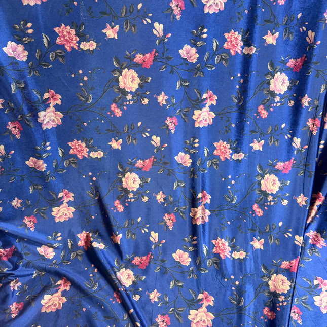 Royal Blue Turkish Velvet - Shalwar