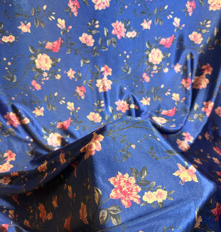 Royal Blue Turkish Velvet - Shalwar