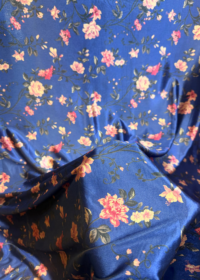 Royal Blue Turkish Velvet - Shalwar