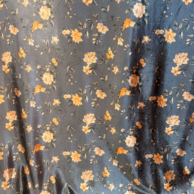 Gray Turkish Velvet - Shalwar