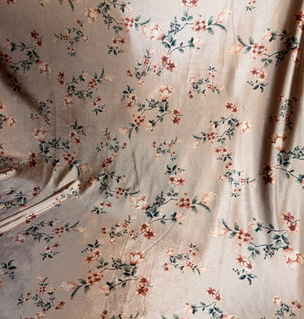 Cream / Beige Gold Turkish Velvet - Salvar