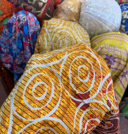Multi-Coloured Cotton Ankara Lace
