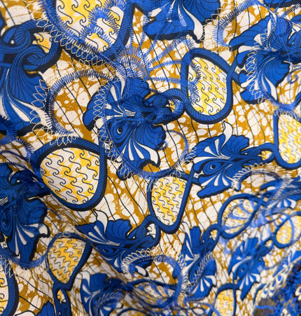 Multi-Coloured Cotton Ankara Lace