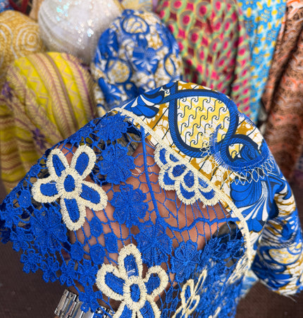 Multi-Coloured Cotton Ankara Lace