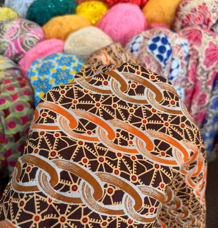 Multi-Coloured Cotton Ankara Lace