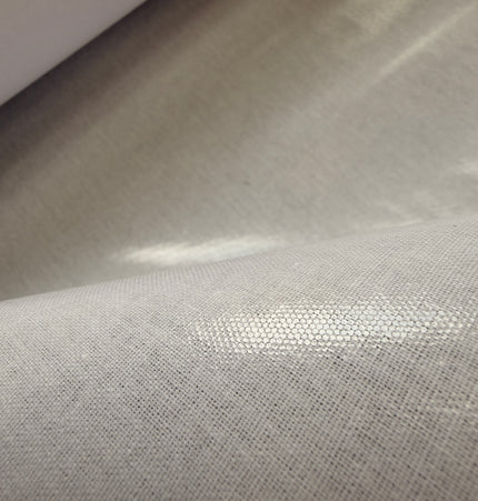Medium Weight White Cotton Fusible Interfacing Fabric / Metre
