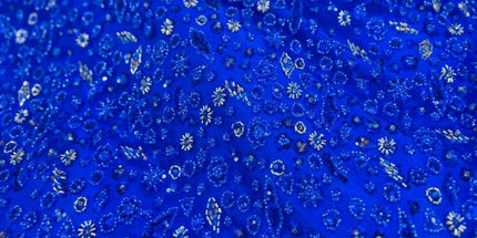 Prestige Pearl / Beadwork Lace - Royal Blue - 1 Yard