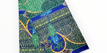 African Print Fabric - 6 Yards - Polycotton