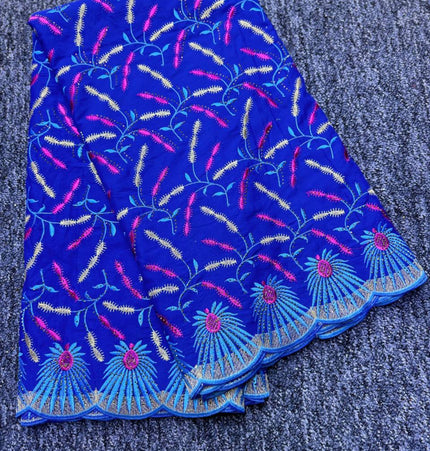 High Class Swiss Lace - Royal Blue