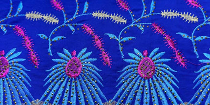 High Class Swiss Lace - Royal Blue