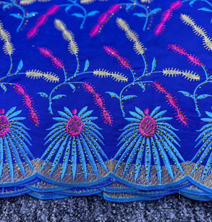 High Class Swiss Lace - Royal Blue