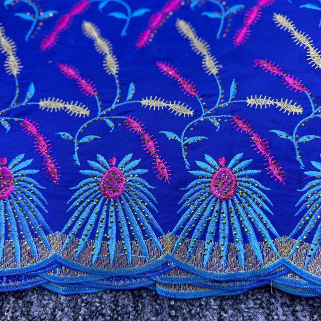 High Class Swiss Lace - Royal Blue