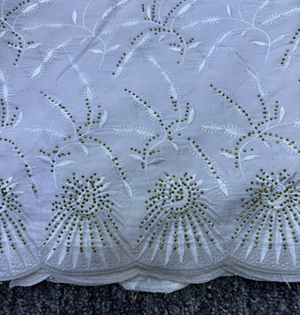High Class Swiss Lace - White