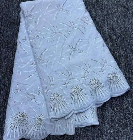 High Class Swiss Lace - White