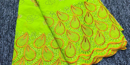 High Class Swiss Lace - Neon Green