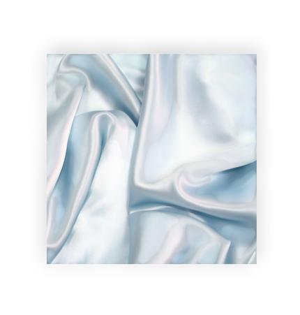 Crepe Back Satin, Ice Blue