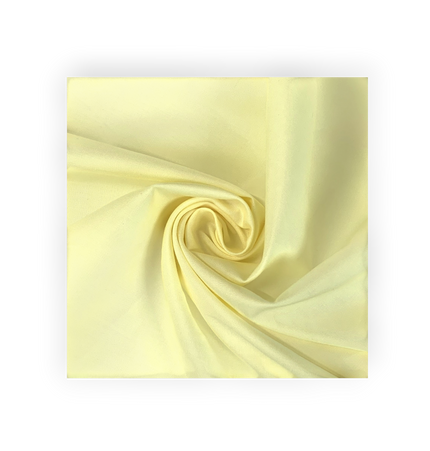 100% Premium Plain Cotton, Lemon Yellow
