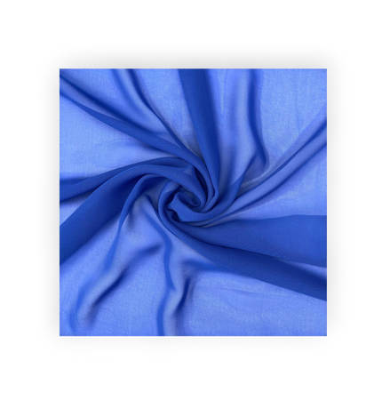 Chiffon Fabric Navy Blue