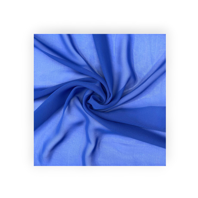 Chiffon Fabric Navy Blue