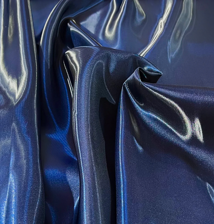 Mikado / Liquid Satin - Navy Blue