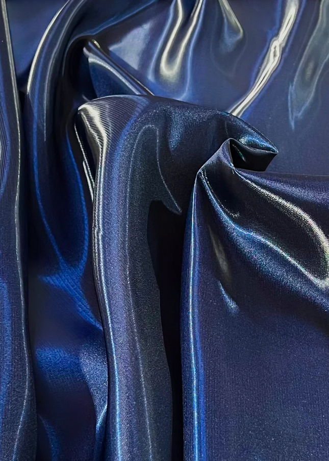 Mikado / Liquid Satin - Navy Blue