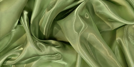 Mikado / Liquid Satin - Olive Green