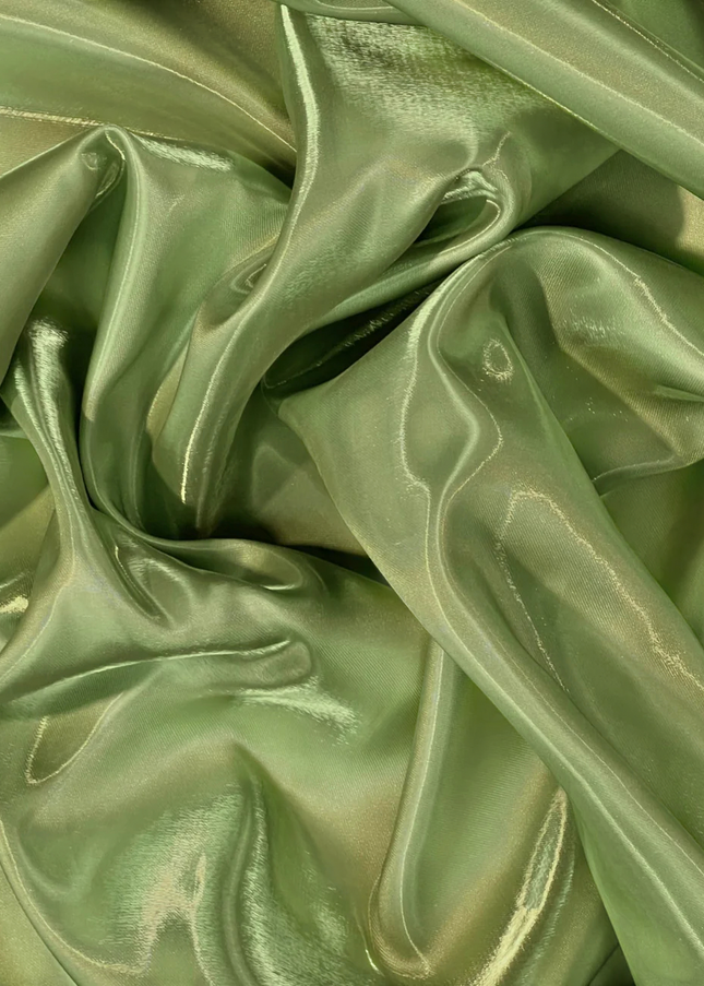 Mikado / Liquid Satin - Olive Green
