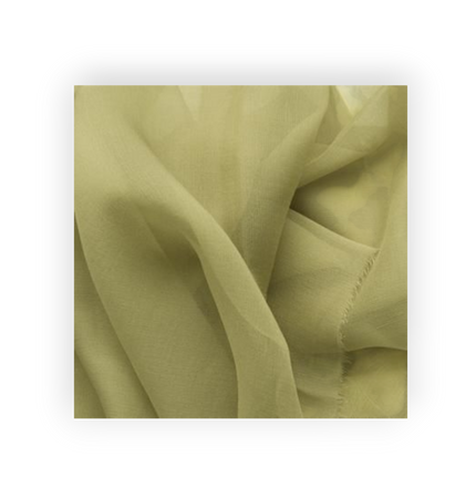 Chiffon Fabric Olive Green