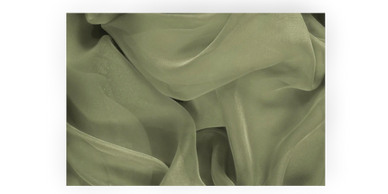 Organza Olive Green