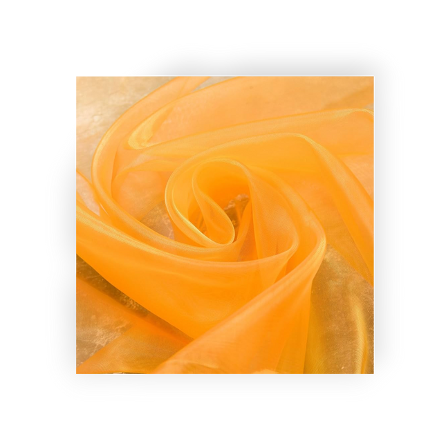 Organza Orange Shiny