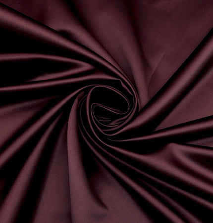 Bridal Duchess Satin - Dark Burgundy