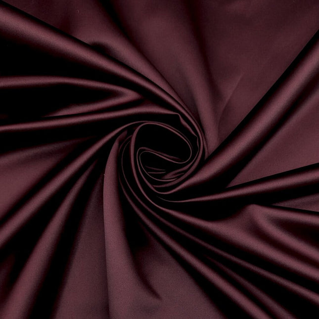 Bridal Duchess Satin - Dark Burgundy