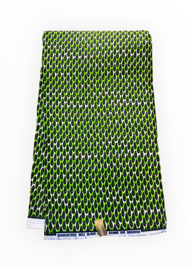 African Print Fabric - 100% Cotton - SANHE