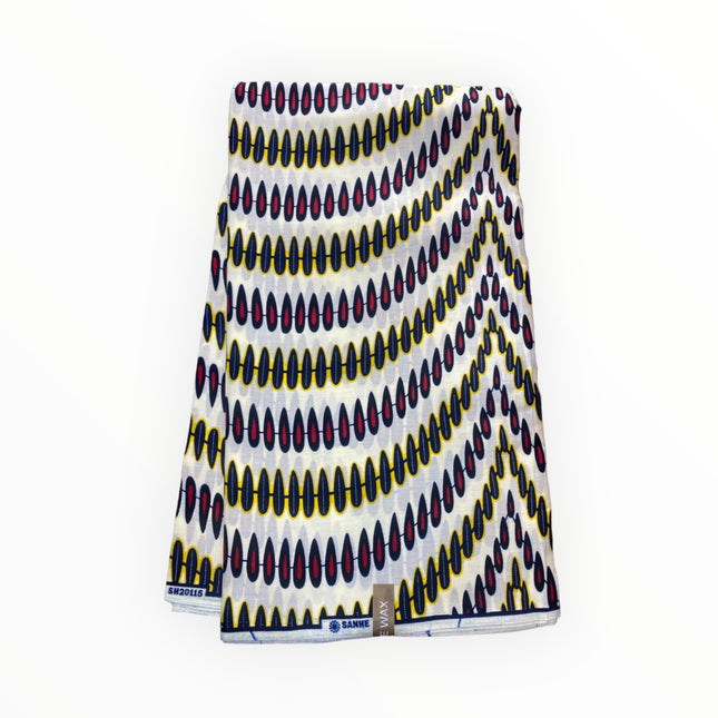 African Print Fabric - 100% Cotton - SANHE