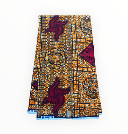 African Print Fabric - 100% Cotton - SANHE