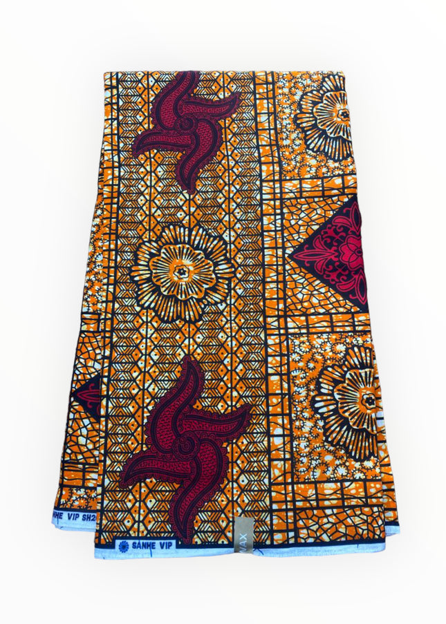 African Print Fabric - 100% Cotton - SANHE