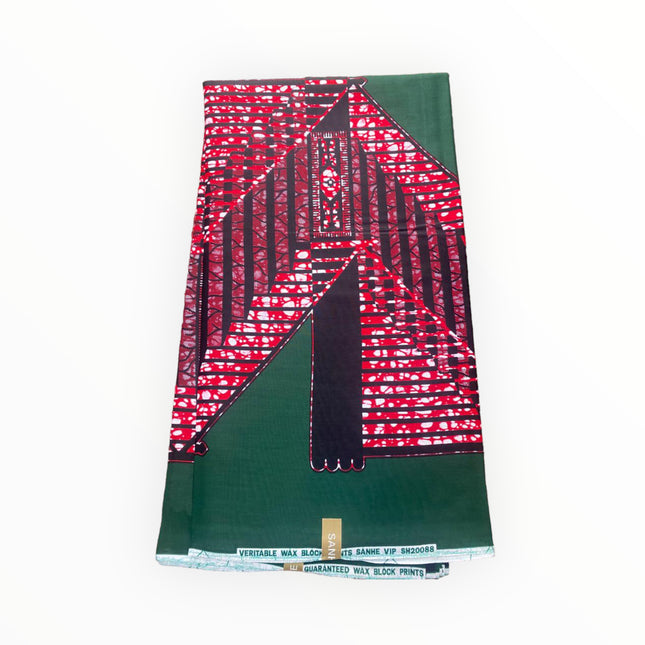 African Print Fabric - 100% Cotton - SANHE