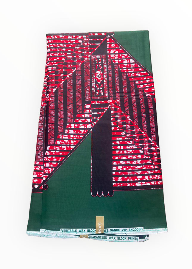 African Print Fabric - 100% Cotton - SANHE
