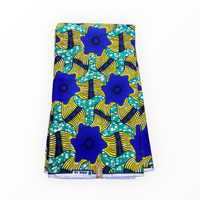 African Print Fabric - 100% Cotton - SANHE