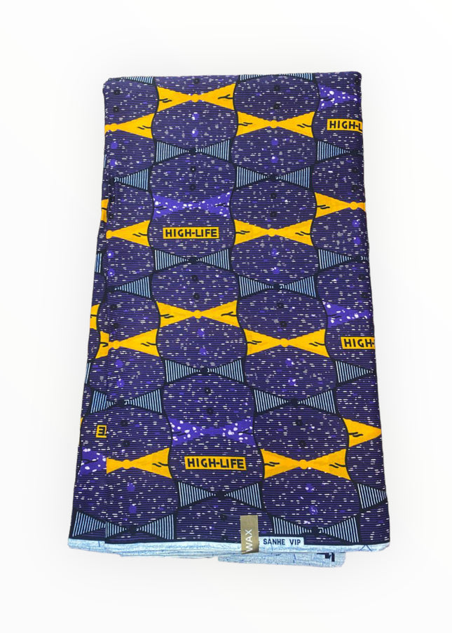 African Print Fabric - 100% Cotton - SANHE