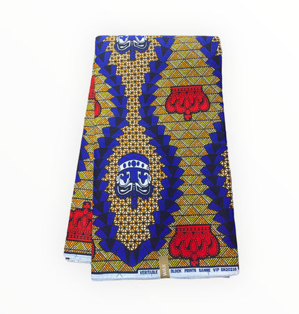 African Print Fabric - 100% Cotton - SANHE
